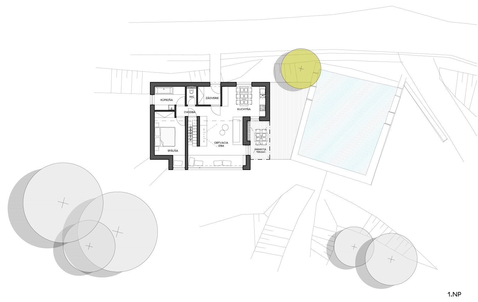 Architekti.sk | Dom v arboréte, architektúra domu, najlepší designarchitektonická štúdia, moderné projekty domov