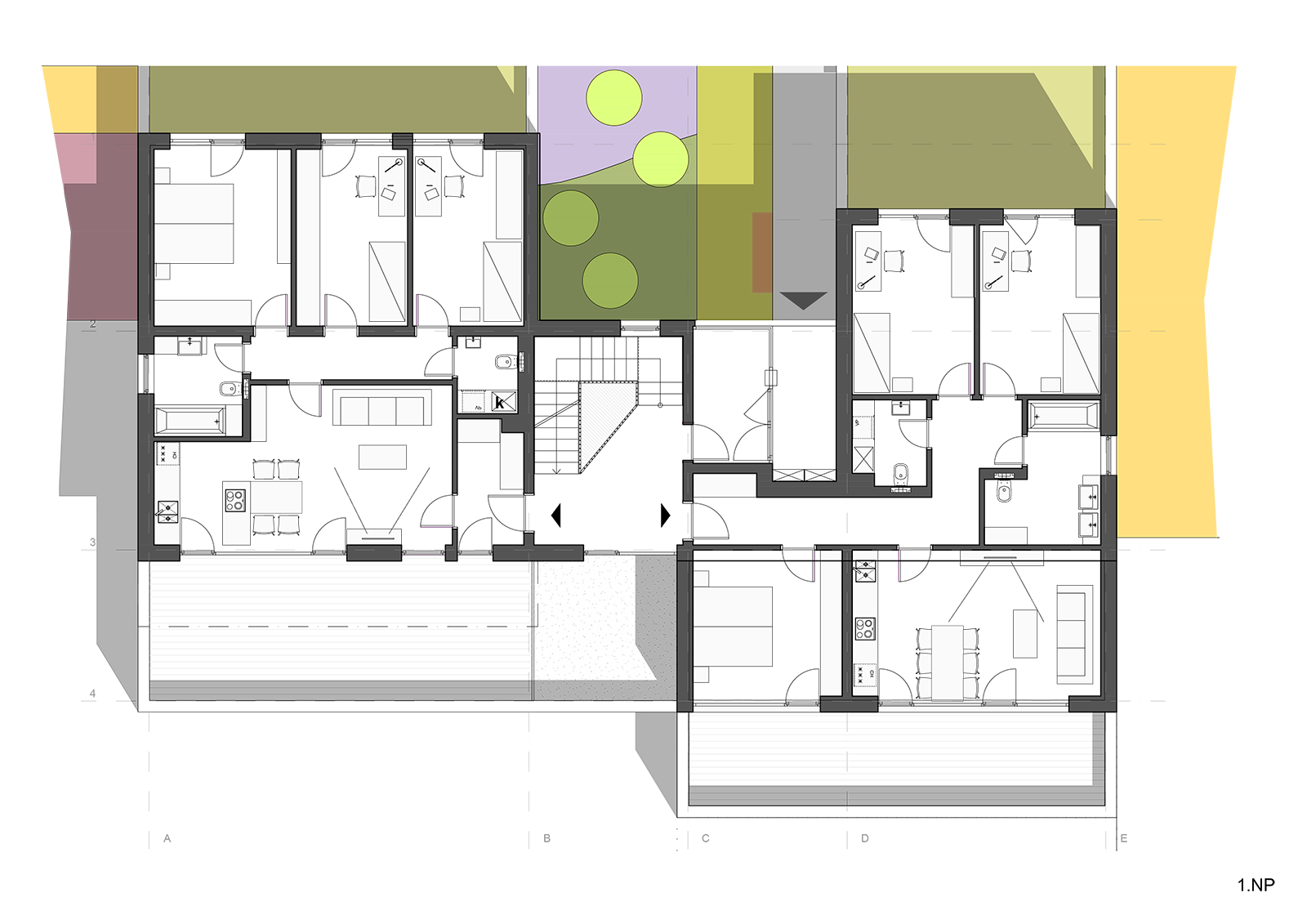 Architekti.sk | Bytové domy pri potoku, rodinny dom, projekty domov s garážou, najlepší designarchitektonická štúdia